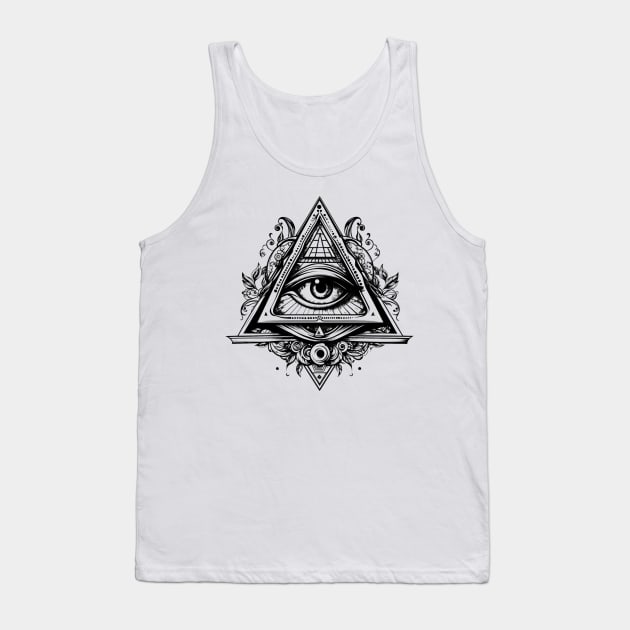 All Seeing Eye Tank Top by Trip Tank